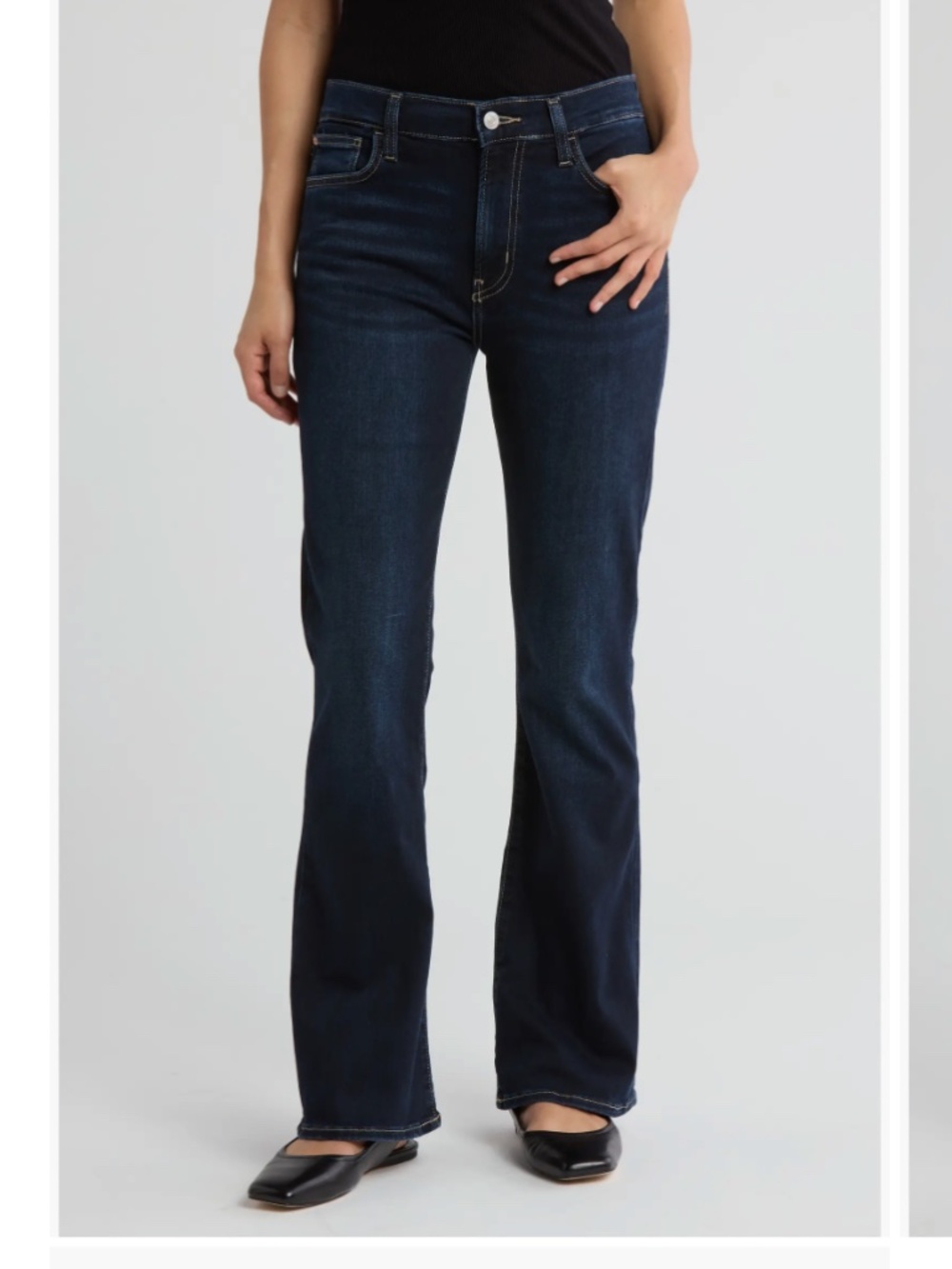 Hudson Love Mid Rise Bootcut Jeans Size 26